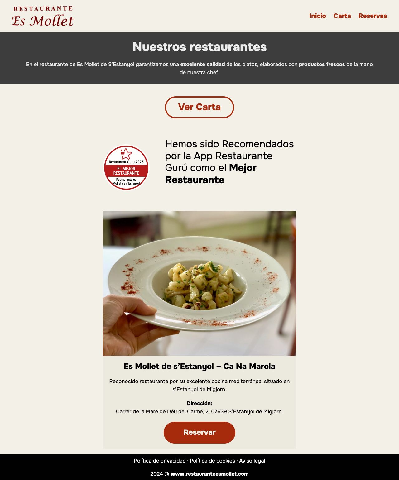 Restaurante Es Mollet